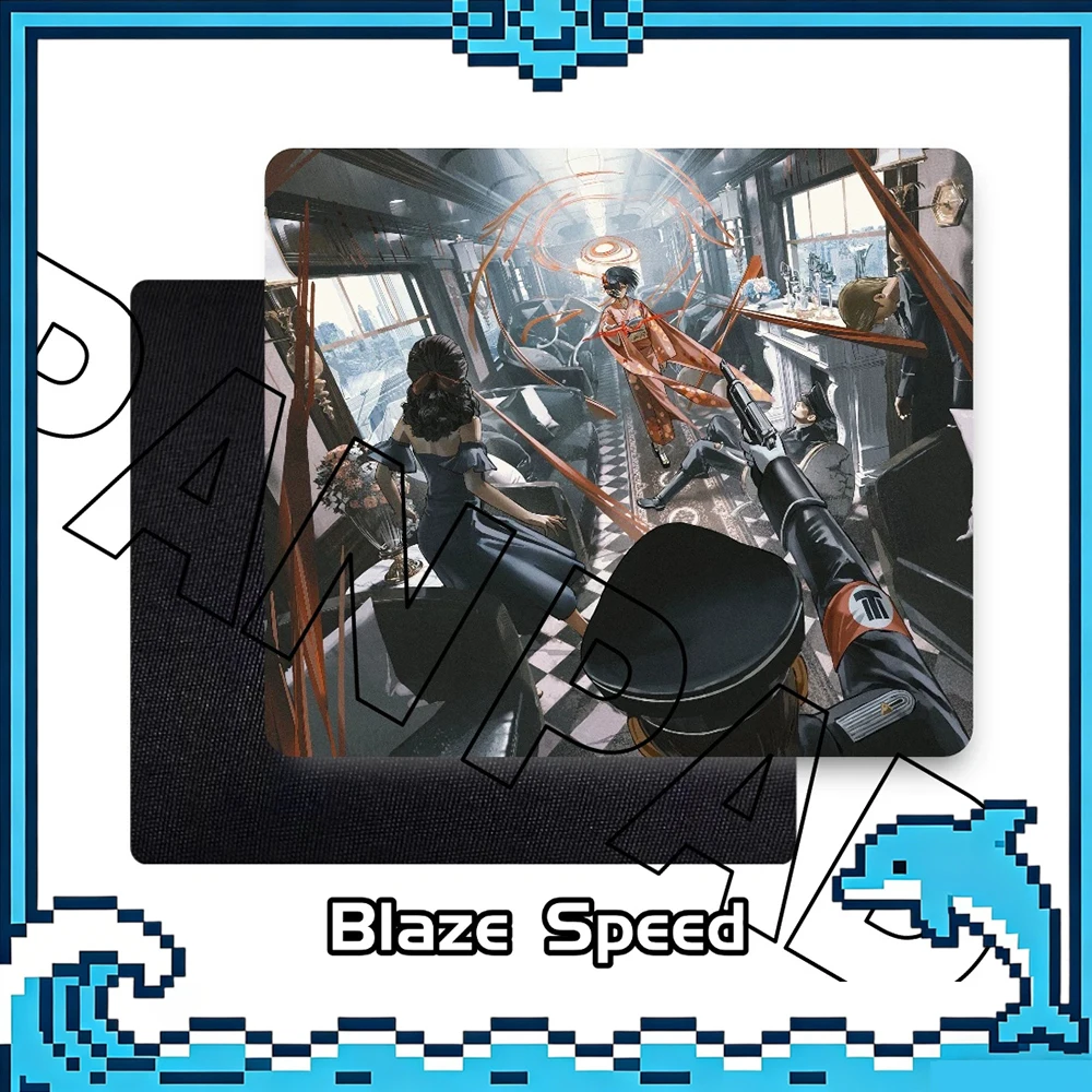 PAN Esports Blaze Speed Glass Gaming Mousepad  FPS Both Control And Smooth Mouse Pad For VALORANT TTK CSGO PC Accessories Gifts