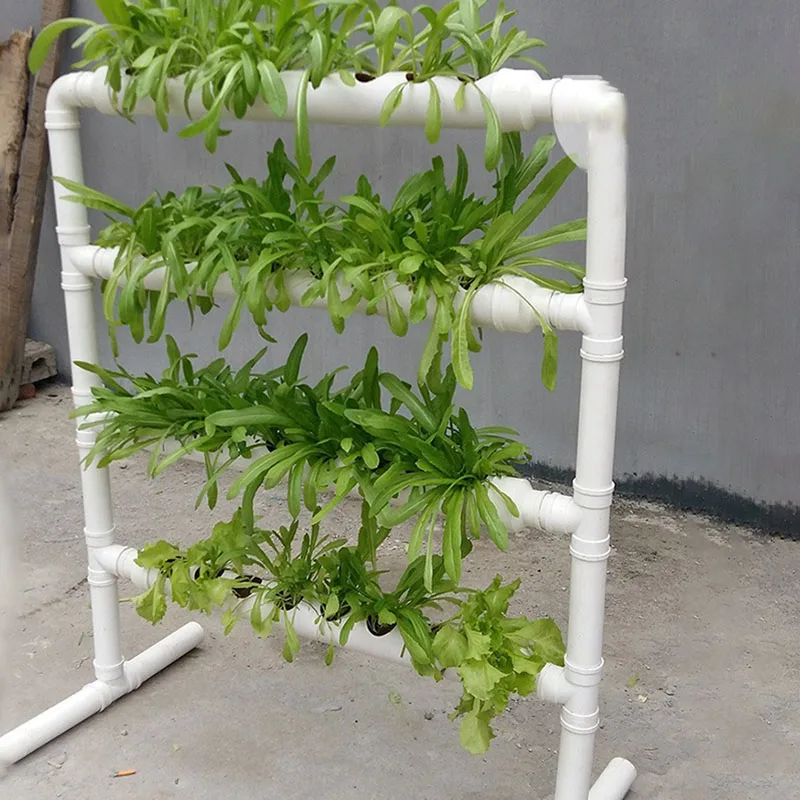 

Flower Rack PVC Planting System Vegetable Pot Soil Cultivation Balcony Flowerrack Vertical Gardening Equipment Household Planter