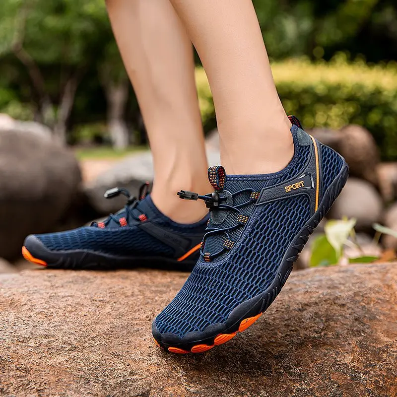 

Hiking ​Breathable Mesh Upper Mountain Man Casual Sneaker Outdoor Walking Athletic Jogging Lightweight Gym Sports Shoes for Men