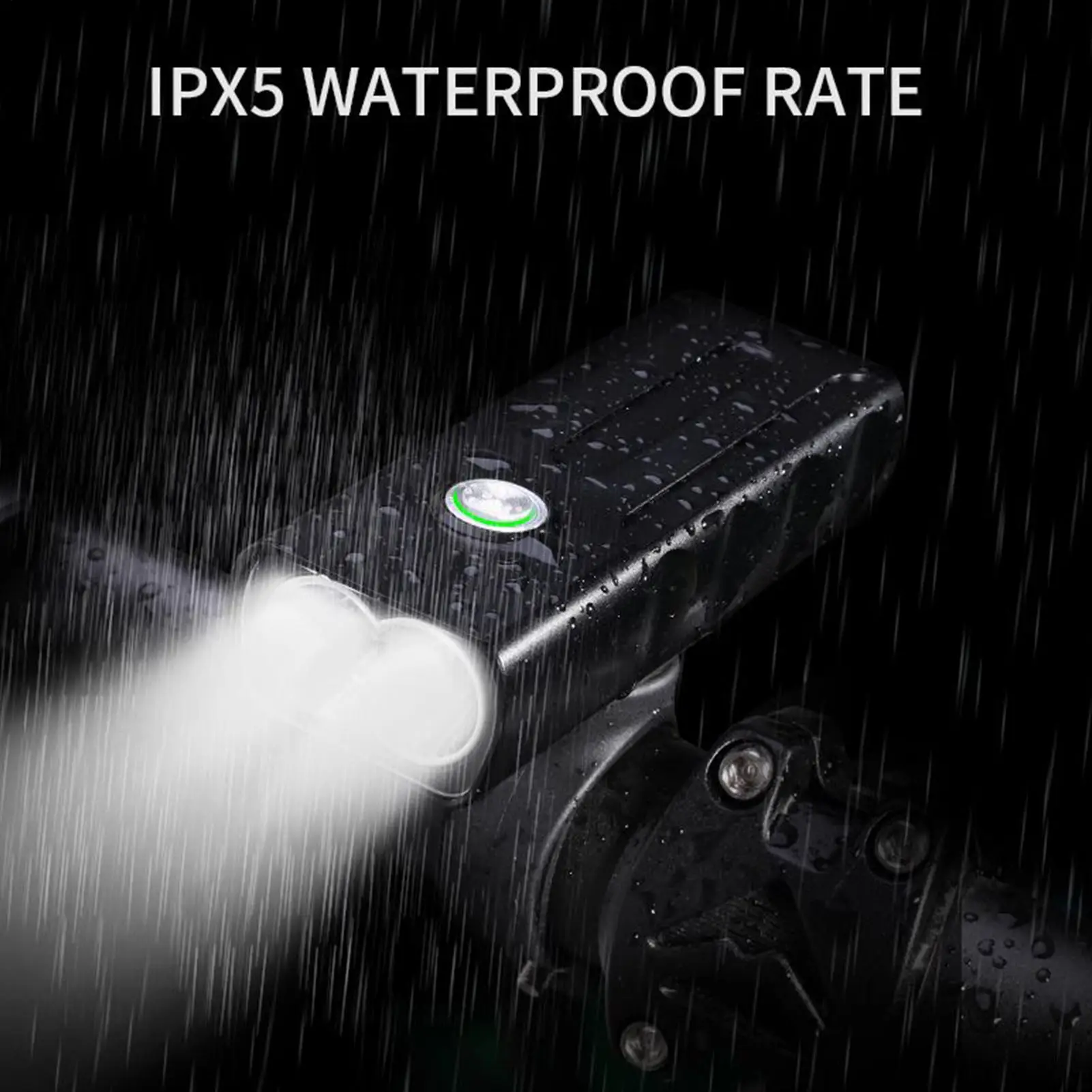 

Bicycle Front Light Super Bright Headlights Waterproof Bike Flashlight 360 Rotation Adjustable Mode Safety Lamp for Night riding