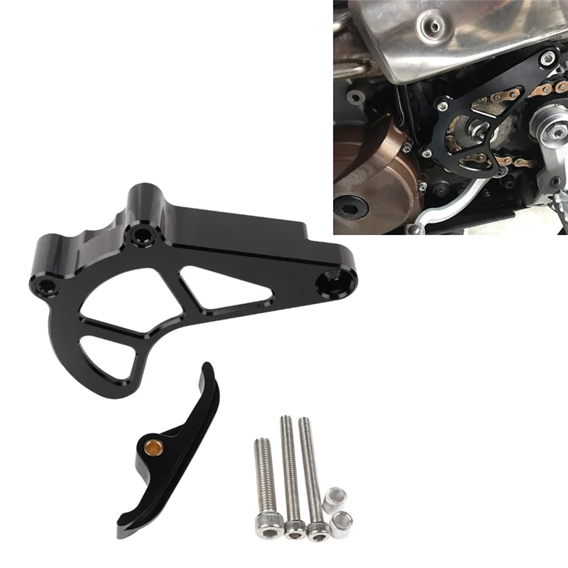 

For 690 Enduro 2009-2023 701 2016-2023 Motorcycle Front Chain Gear Protection Cover Chain Guide Cover