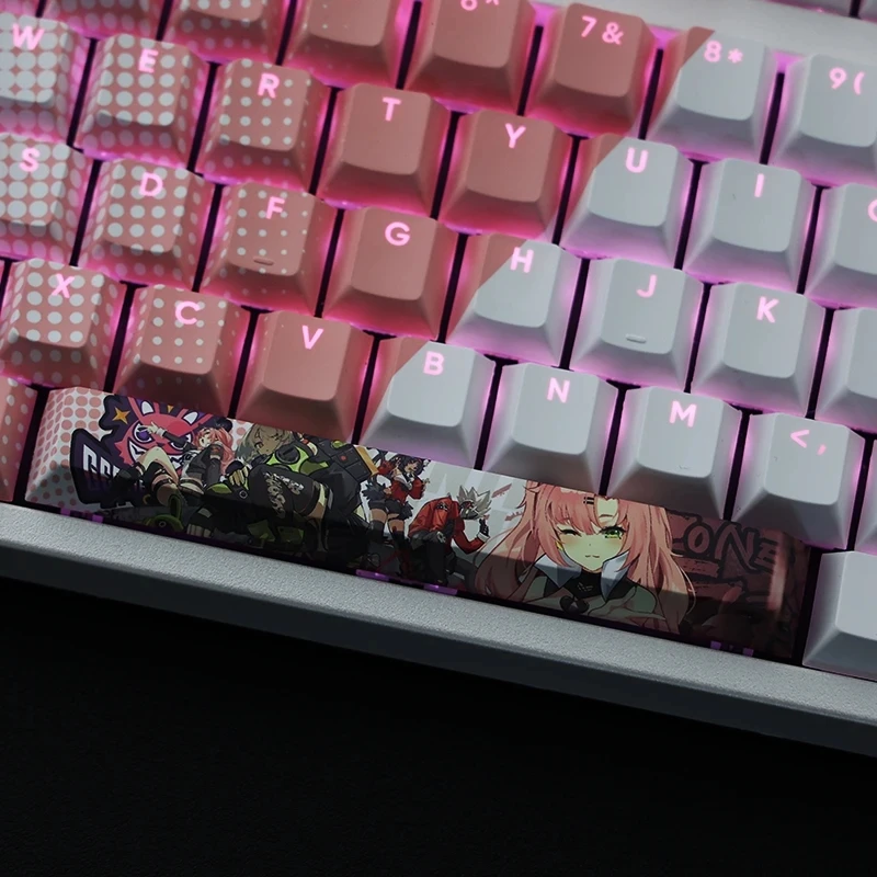 108 Keys PBT Dye Subbed Keycaps Cartoon Anime Gaming Key Caps Cherry Profile Backlit Keycap For Zenless Zone Zero Nicole Demara