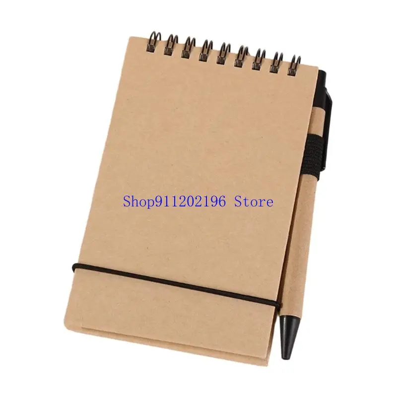 

P82A Маленькие карманные блокноты с эластичным ремешком, 3X4,5 дюйма, блокнот с двойным переплетом, 50 листов, нелинейные, для