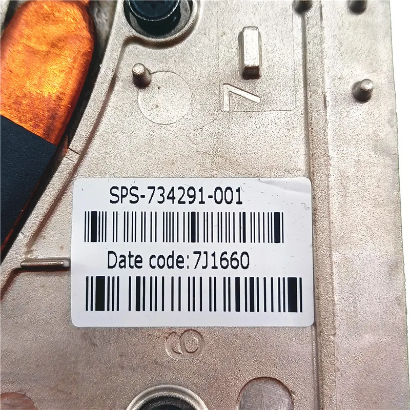For HP ZBook 15 ZBook 15 G1 ZBook 15 G2 radiator module, copper tube heat conducting tube CPU fan 734291-001 AT0TJ001AC0