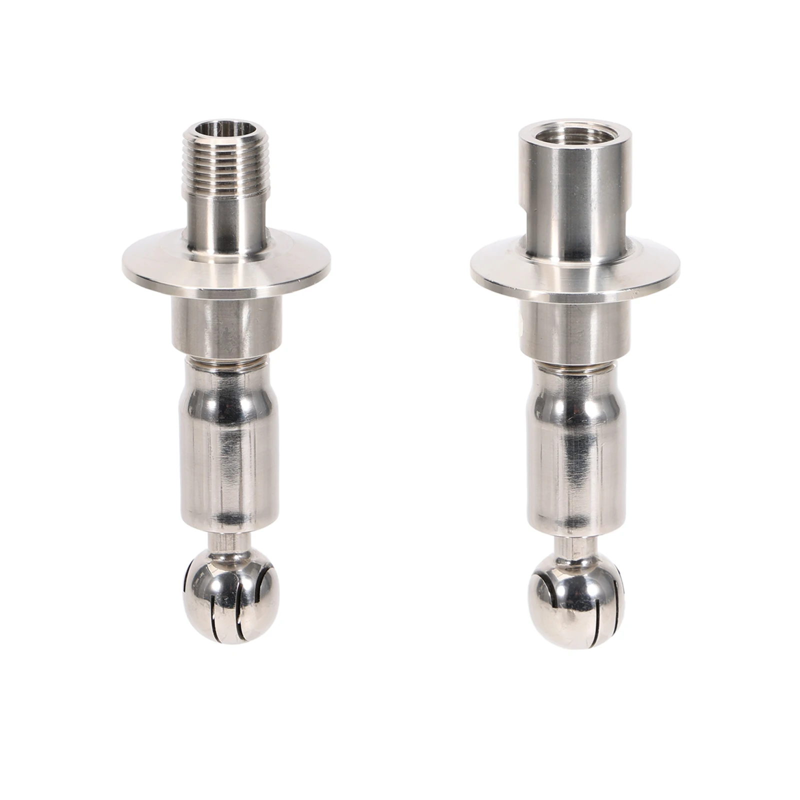 

1.5"TC(50.5mm) Micro Spray Ball Rotating CIP 1/2"NPT Male/Female Opening Homebrew Beer Tank 304 Stainless Sanitary Homebrew