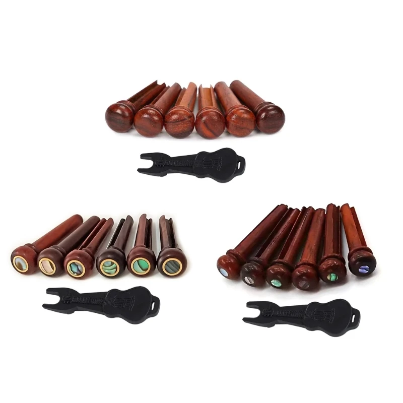 Cocobolo Bridge Pins String Instrument Accessories Cocobolo Guitar Bridge Pins String Guitar Parts Texture