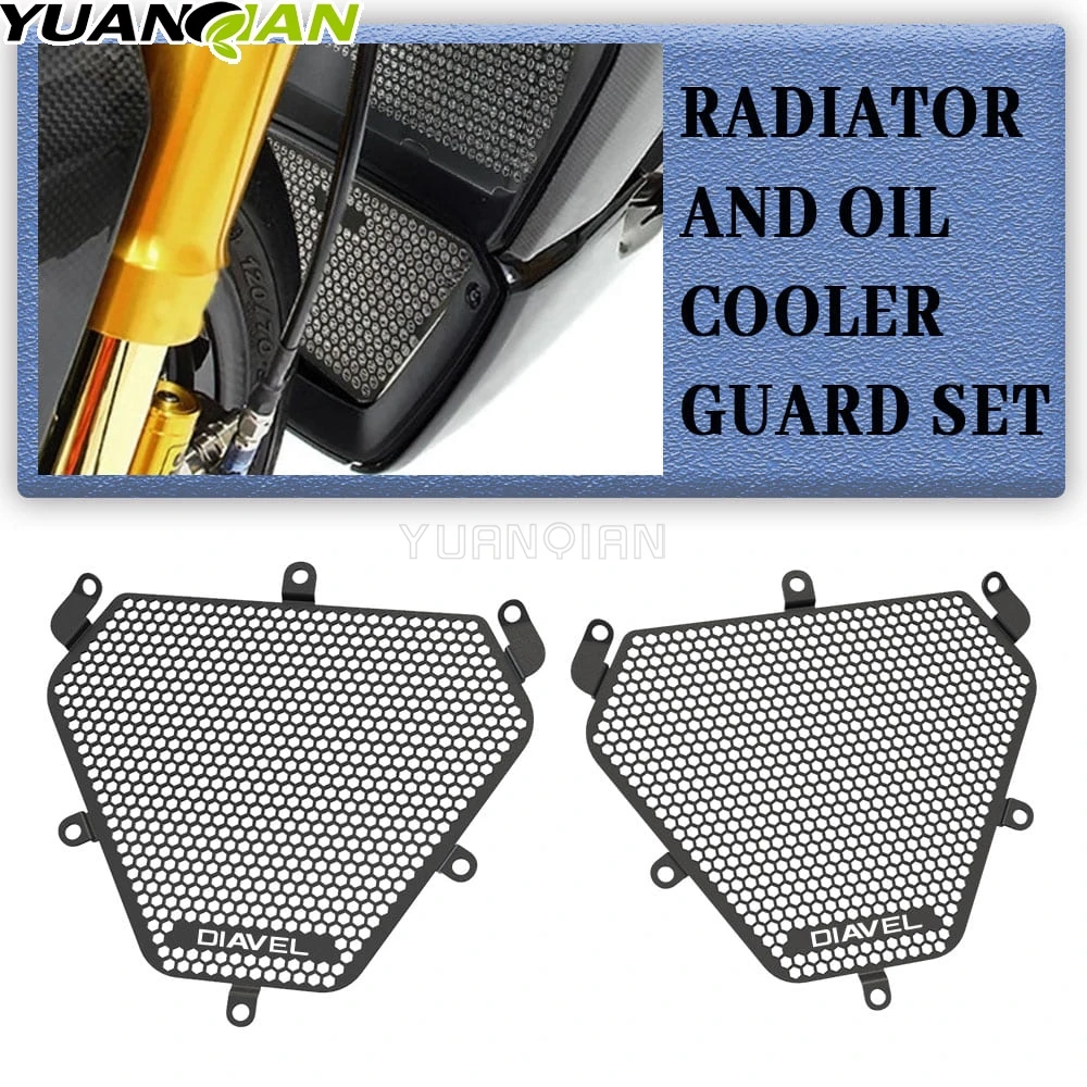 

Radiator Grille Guard Cover Oil Cooler Protector For Ducati Diavel 1260 1260S Diavel1260 /S 2019 2020 2021 2022 Motorcycle Parts