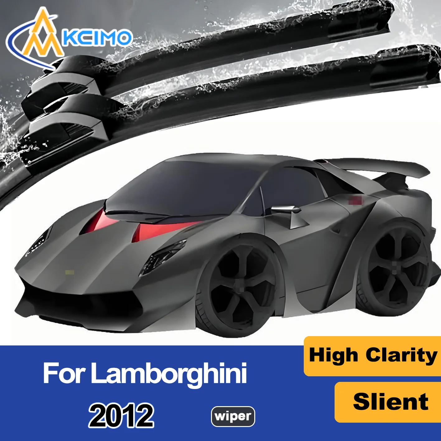 

2PCS New Front Windshield Wiper Blade for Lamborghini Sesto Elemento 2012 Front Windshield Auto Wipers Blade Accessories 2012