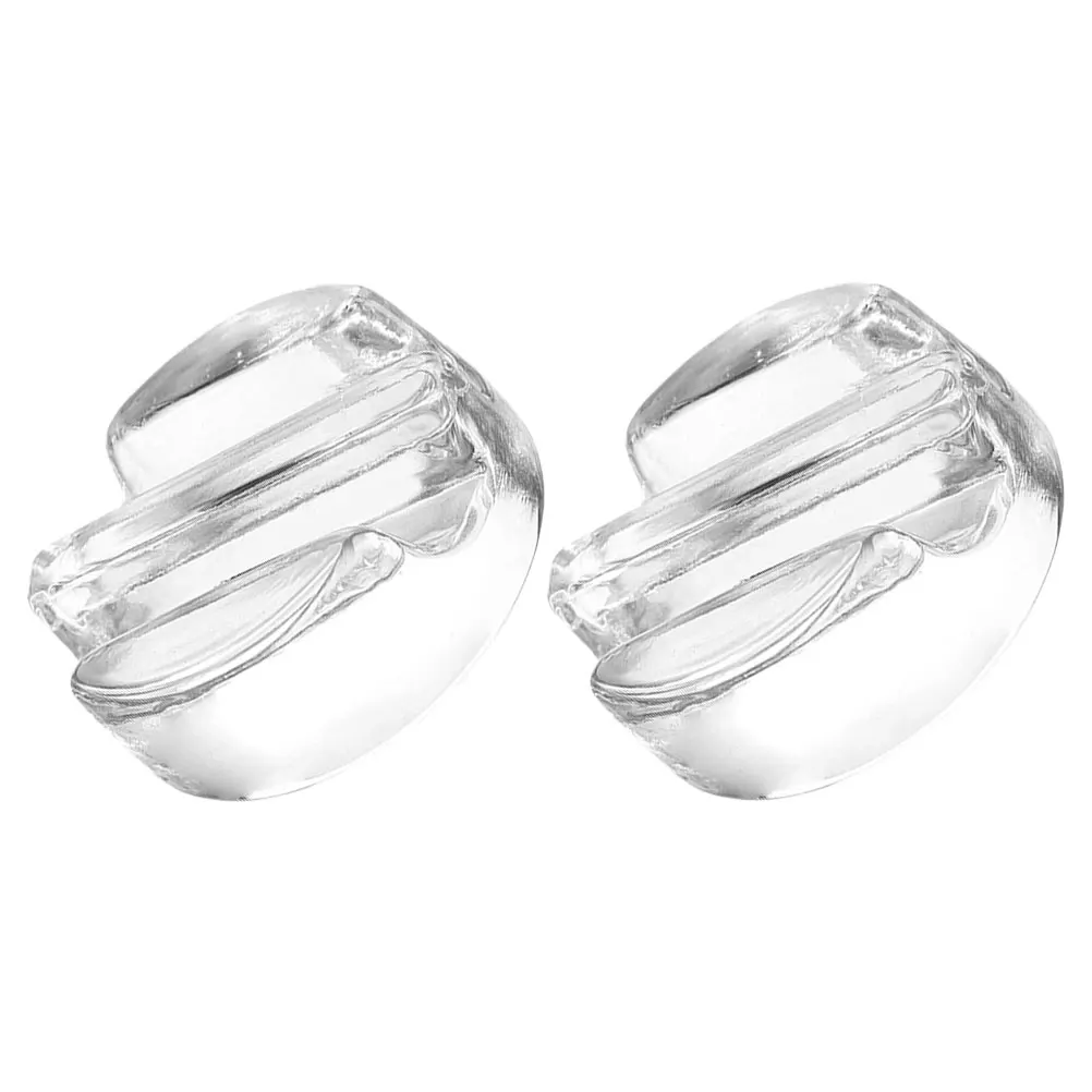 

2 Pcs Fermentation Heavy Stone Fermenting Weights Wide Mouth for Jars Multifunction Pickling Glass Small