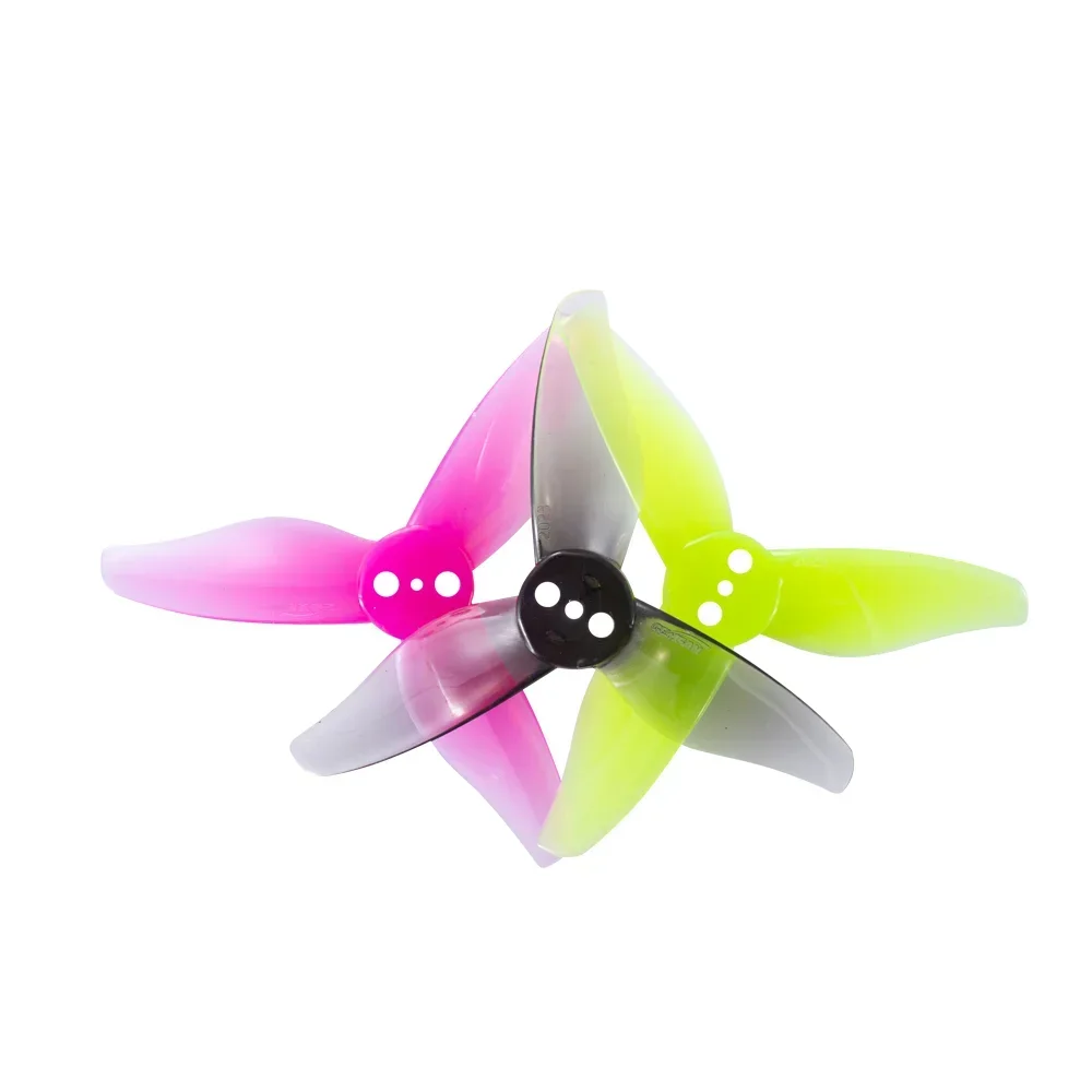 4 pary śmigieł GEMFAN Hurricane 2023 2" 3-łopatowych PC - otwory 1mm/1.5mm, wysoki napęd do silnika 1105-1108, dron wyścigowy FPV