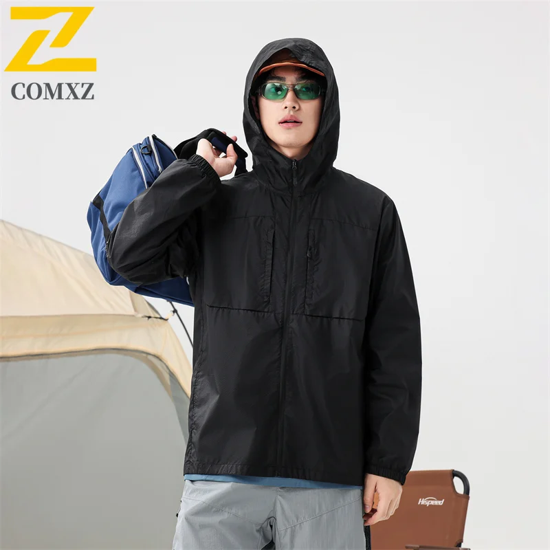 

Couple's High-Performance UV Protection Jacket UPF50+ Ice Silk Breathable Skin with Smart Cooling Tech for Outdoor Sports Daily