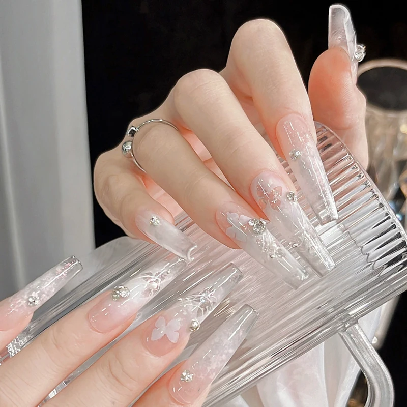 Nail Art Scava Fuori Adesivo Stella Farfalla Amore Modello Adesivo Timbro Adesivi Decorazione Nail Art Adesivo Fascino per unghie