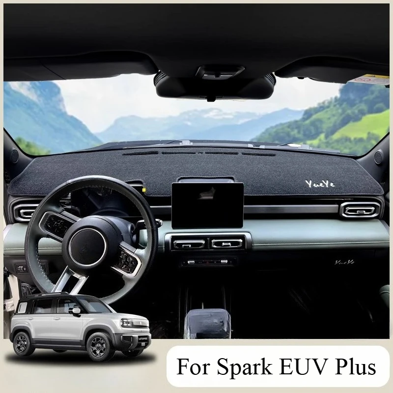 

For Spark EUV Plus Instrument Panel Light-proof Mat Interior Modification Center Console Heat Insulation and Light-blocking Mat