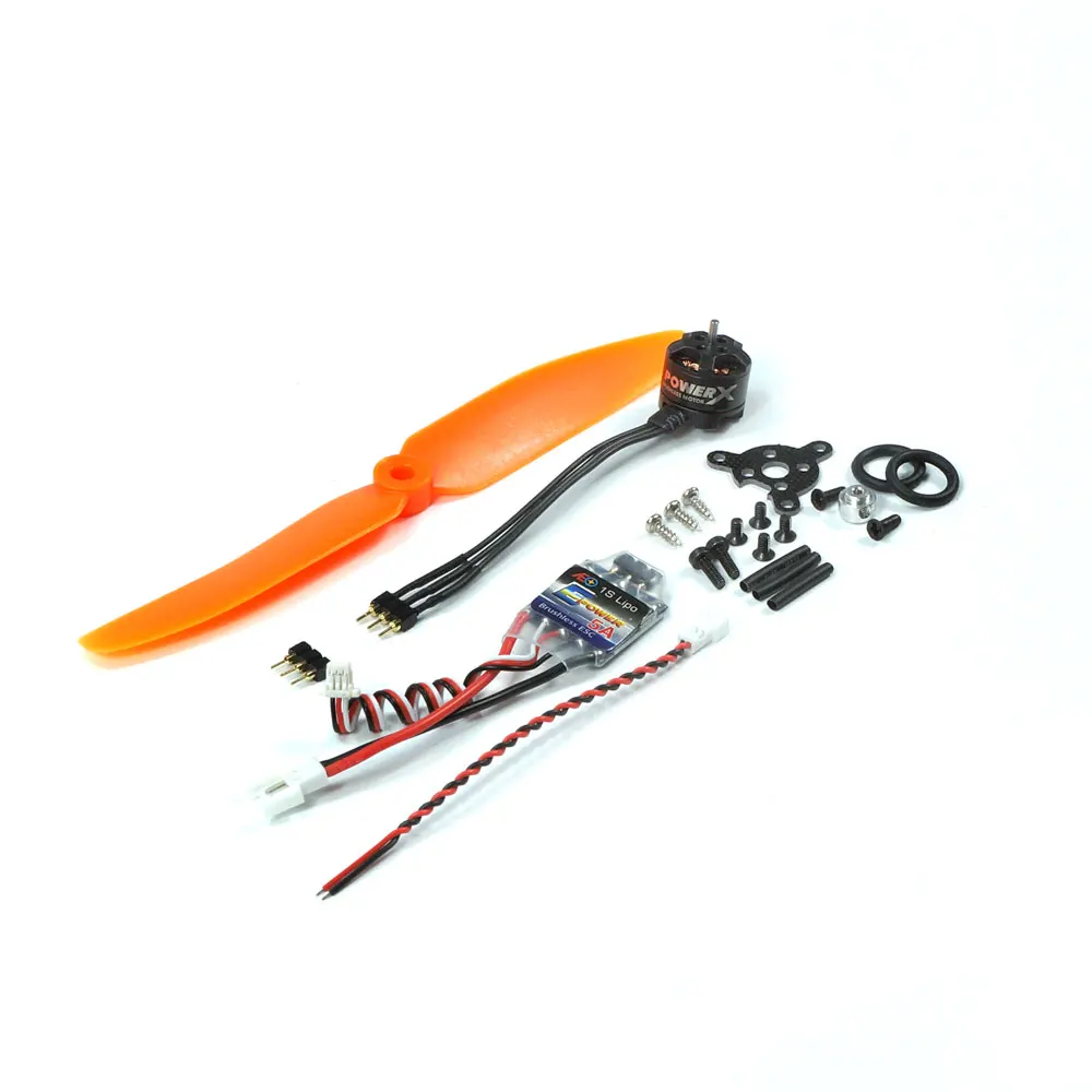 DW Hobby MC1106 3800KV 5A1S Motor Propeller Servo Receiver Complete Kit for RC Airplane Power System RC Plane Parts