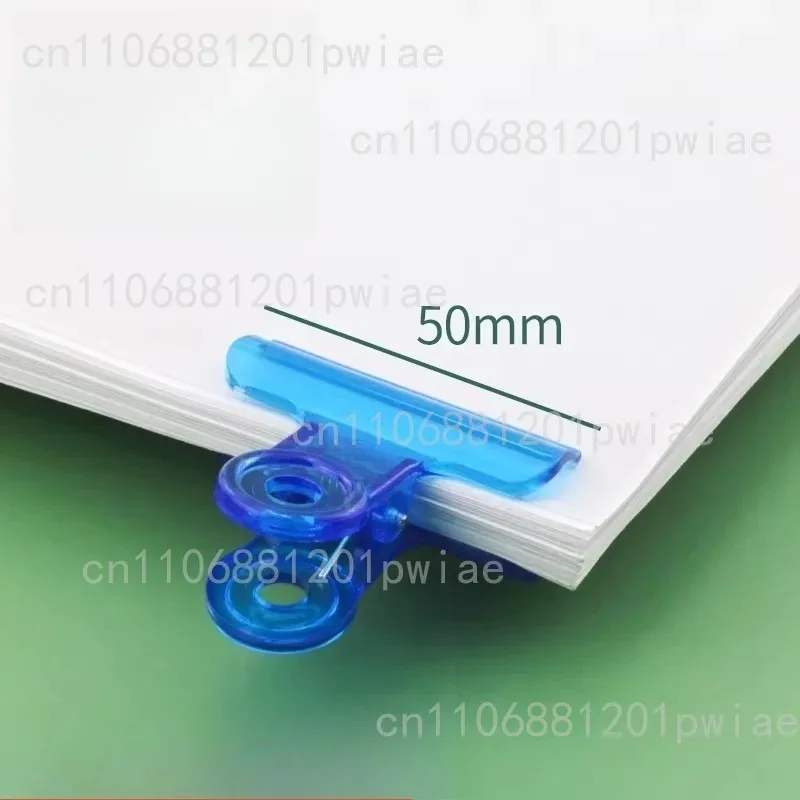 1pc Creative bill holder, plastic round clip, document invoice holder