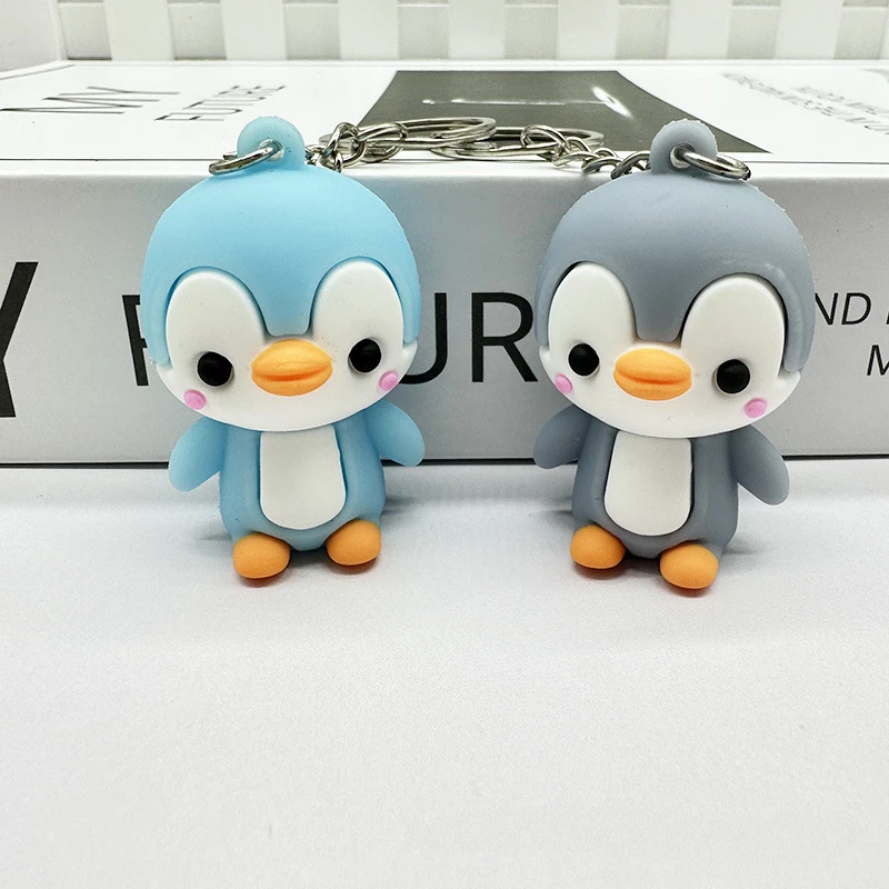 Creative and Cute Little Penguin Car Keychain Pendant Doll Bag Pendant Blind Box Small Gift Cute Keychain