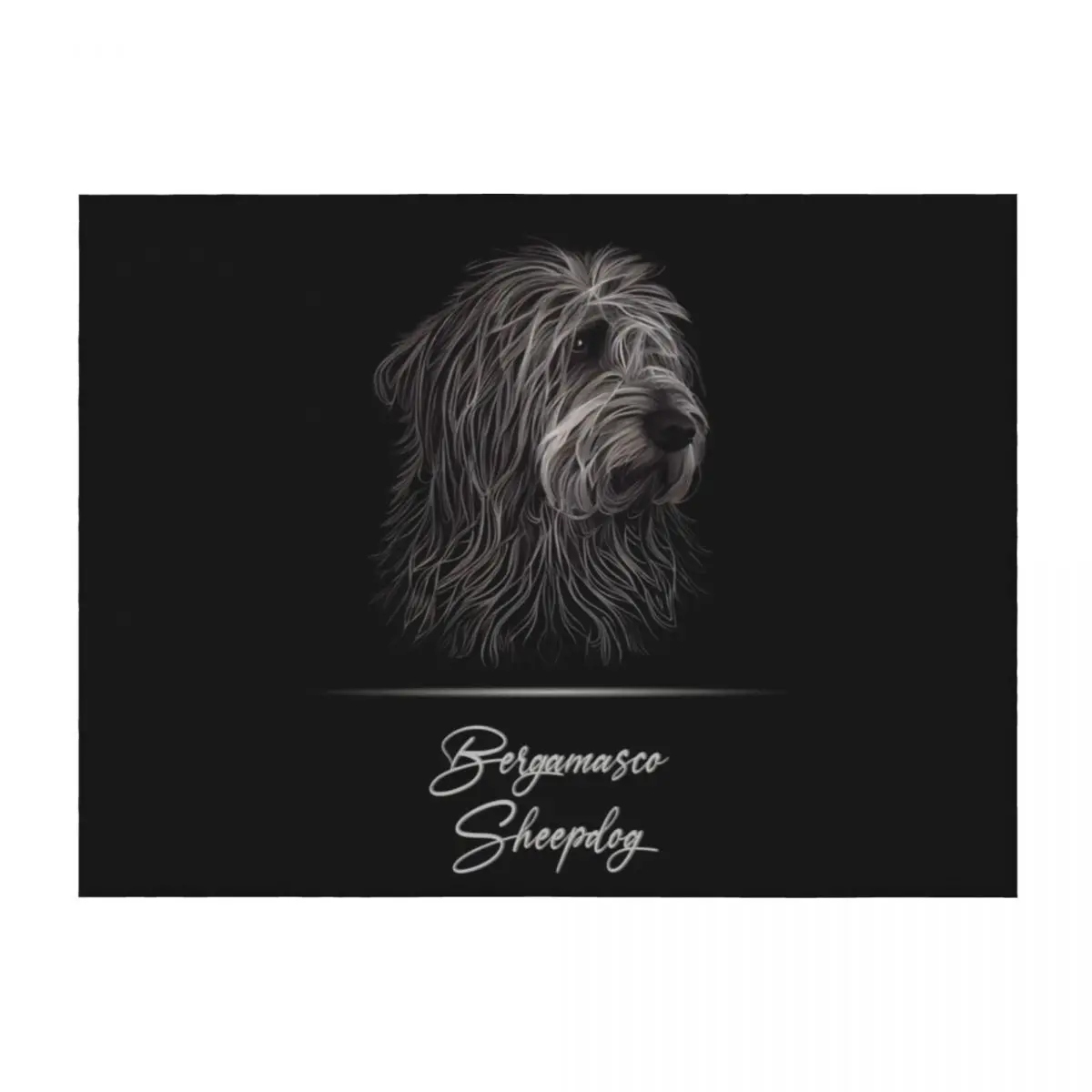 

Bergamasco Sheepdog Throw Blanket Tourist Luxury Brand Comforter Stuffeds Blankets