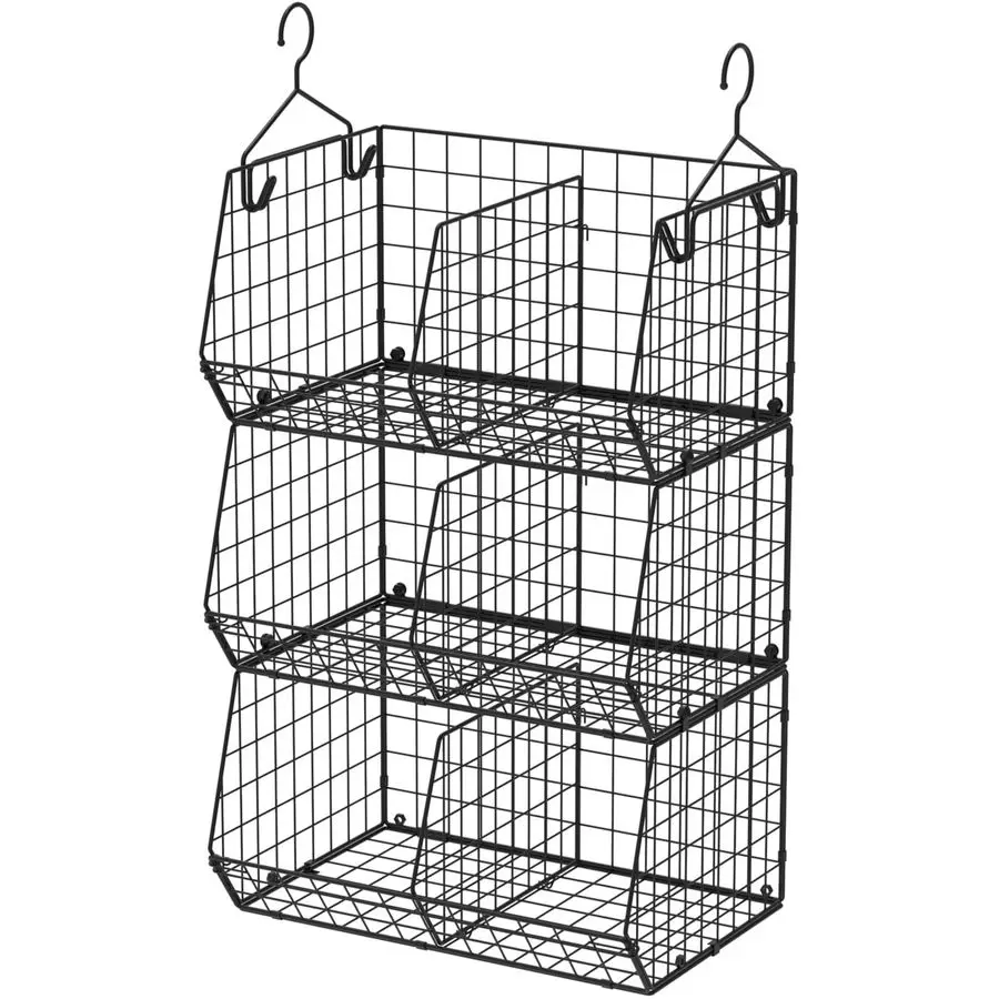 

Tier Closet Hanging Shelves with Divider, Extra Large Closet Organizers and Storage, Clothes Hanging Organizer Clothing Sweaters