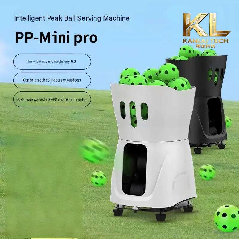 New PP-MiniPro Pickleball Ball Machine – Indoor Practice Pitching Machine / Training Aid