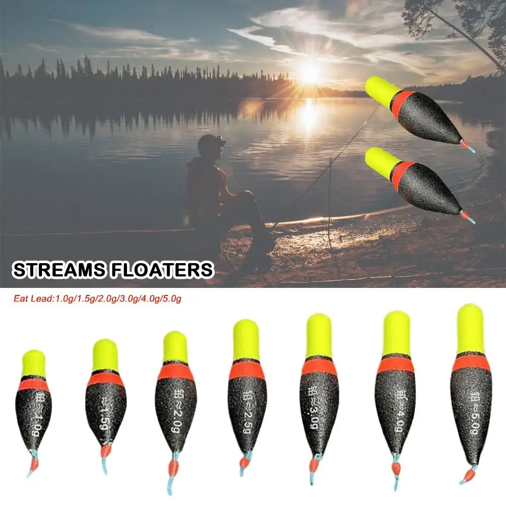 4pcs Nanomaterials Fishing Rock Float Superfine Sea Fishing Buoy Rock Fishing Eat Lead 1.0-5.0g Sea Fishing Floats