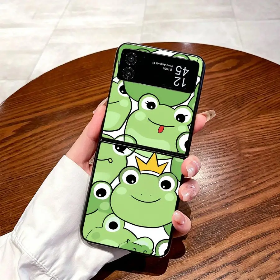 Full Cover Frog Design Phone Cover Case for Samsung Galaxy Z Flip 7 6 5 4 3 Z Fold 7 6 5 4 3 view 5
