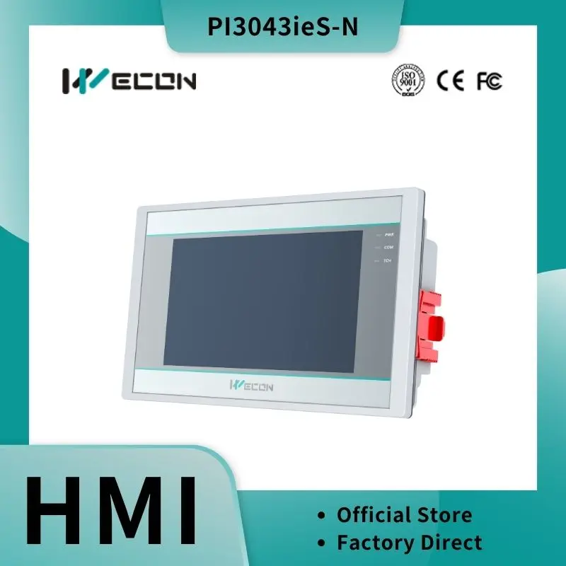 

Wecon 4.3-inch Standard Narrow Bezel HMI PI3043ieS-N
