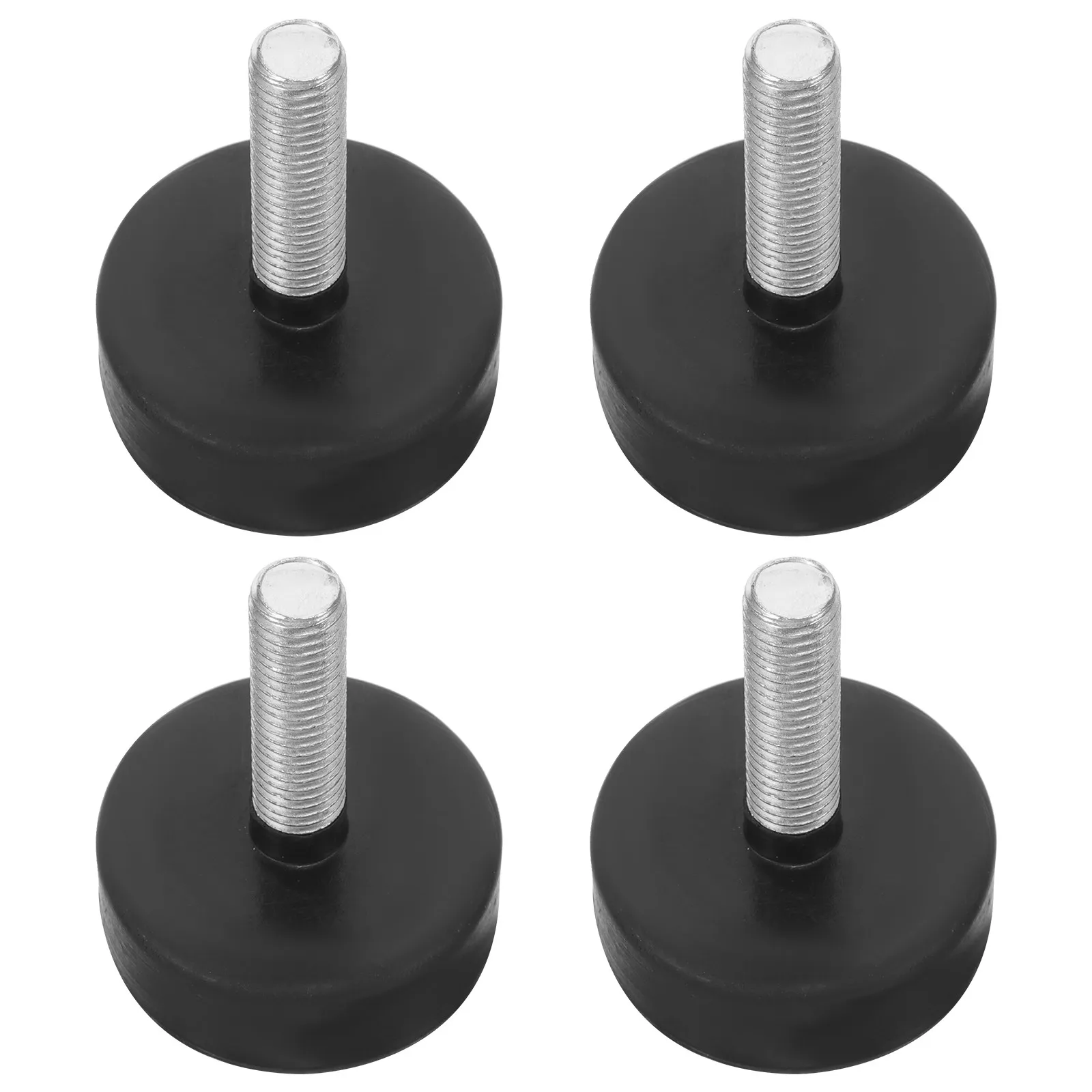 4Pcs Furniture Leveling Feet Rubber Foot Shock Absorber Adjustable Height Sturdy Non Slip for Chairs Tables Desks Home Office