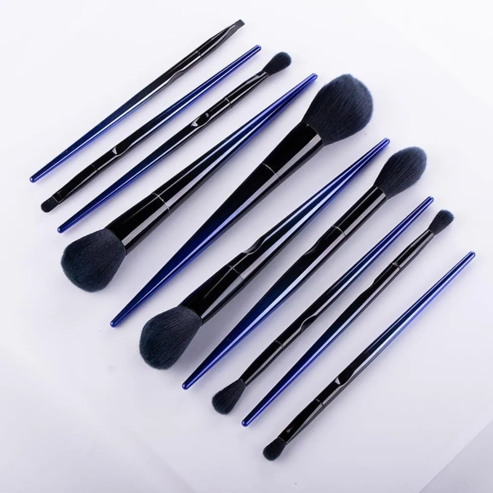 13pcs Soft Bristle Make Up Brushes Blue Witch Eye Facial Beauty Makeup Tools Synthetic Makeup Brush Set for Makeup Beginners