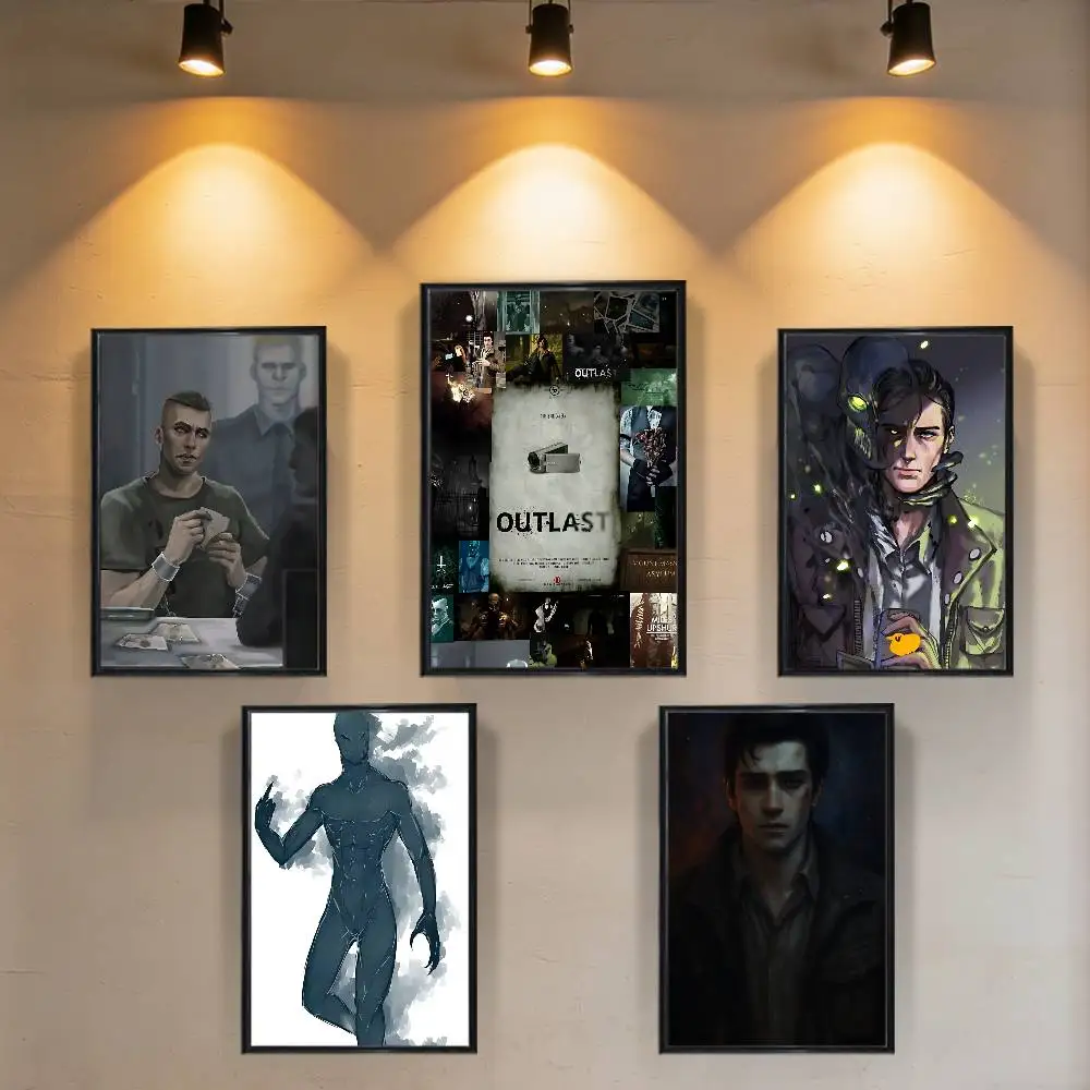 

game Horror Miles Upshur Walrider Outlast Wall Art Anime Canvas Painting Poster For Living Room Decoration Picture Home Decor