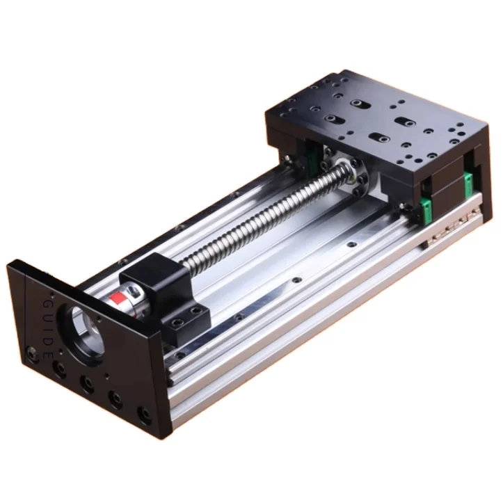 Gx150 Heavy Linear Motion Guide Double Linear Rail Slide Module Widened Ball Screw New Condition CNC Industries Steel Gear