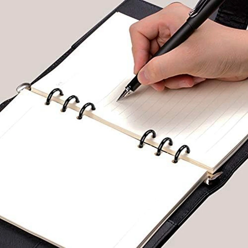3-Rings Book Rings Metal Loose Leaf Binder Rings Binding DIY Photo Album/Notebook/Round Circle Calendar, 10PCS