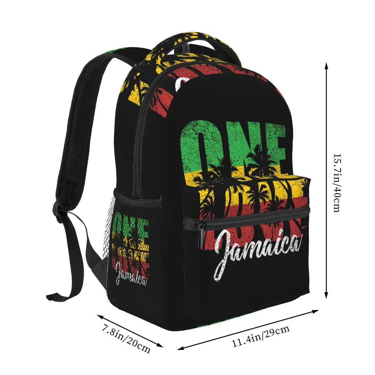 Harajuku Vintage Style Arts Bob Marley One Love Backpacks Boys Girls Bookbag Students School Bags Laptop Rucksack Shoulder Bag