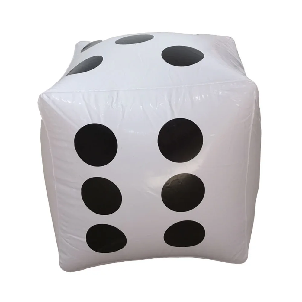 30*30cm Funny Inflatable Dice Swimming Pool Party Supplies Children Adults Game Play Toys Cube Toys Outdoor Entertainment