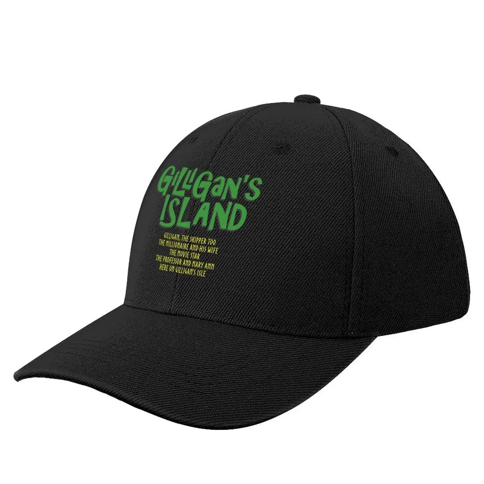 

Gilligan's Island Lyrics Baseball Cap Streetwear Thermal Visor hard hat sun caps Men Golf Wear Women's
