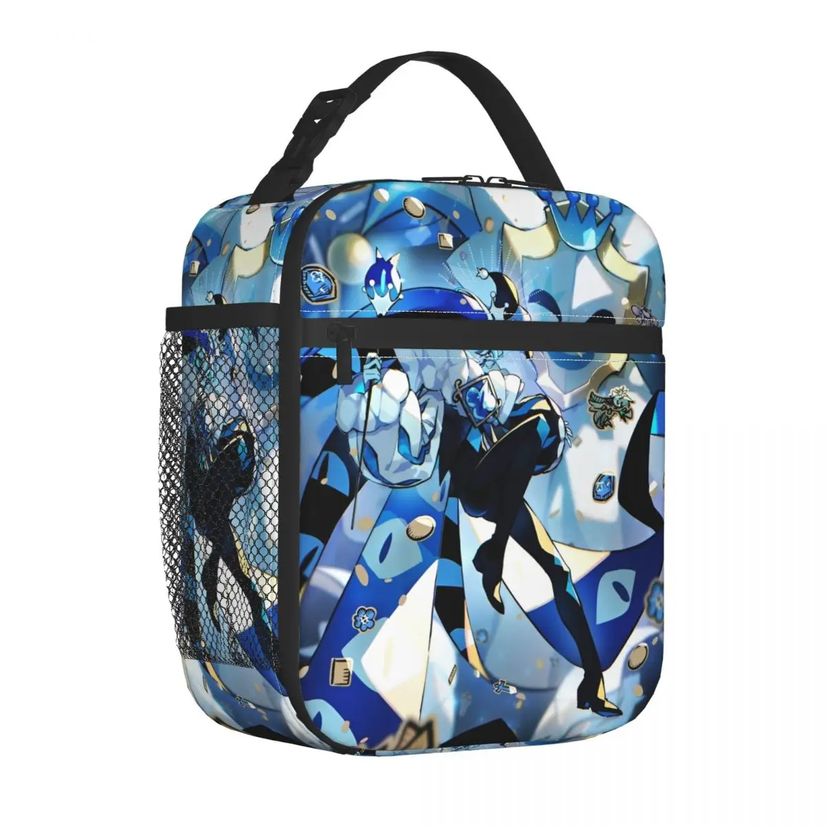 Shadow Milk Cookie Run Kingdom Insulated Lunch Bag Cooler Bag  Lunch Container Cute Cartoon Anime High Capacity Tote Lunch Box