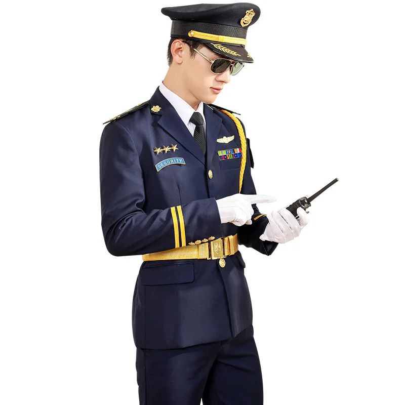 Security Suit Jacket Male Spring and Autumn Security Uniform Security Work Uniform Suit Male Image Post Protocol Uniform