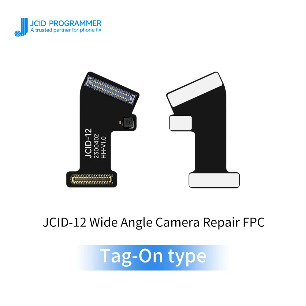 JC Tag no reparo da câmera traseira, FPC Flex Cable para 12-14 Plus Pop-up Janela Problema Funciona para V1se V1Spro, Solda Livre Não Removível