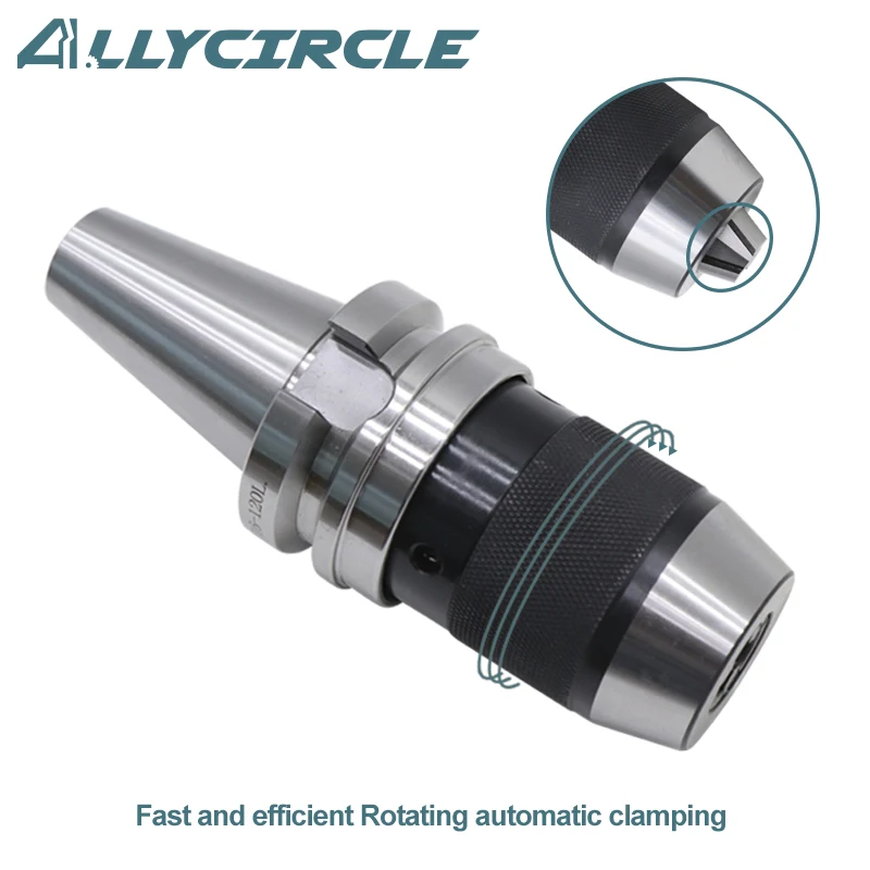 Drill Chuck BT40 APU16 120L Self-tightening BT40 APU16 Chuck Tool Holder for CNC Drilling Machine