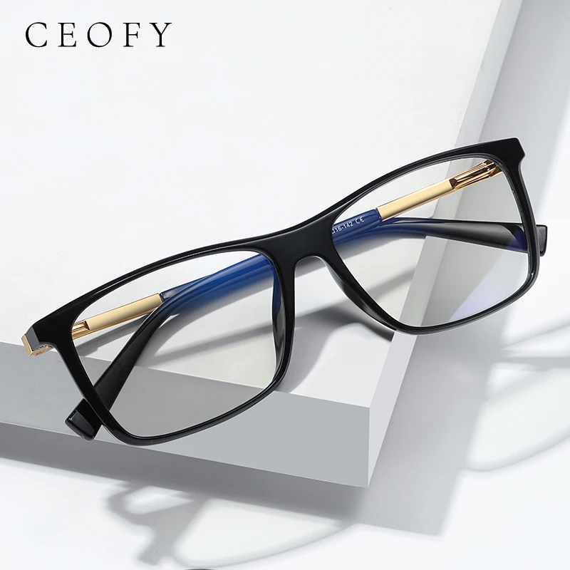 

Ceofy Men Glasses Frame Classic 2022 Retro Vintage Myopia Prescription Eyeglasses Men Spectacles Optical Eyewear 2085