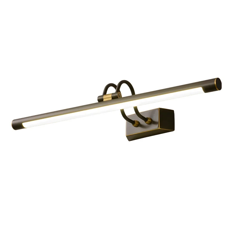 

Mirror light, bathroom mirror cabinet, dedicated bathroom light, LED non perforated all copper dressing table makeup light