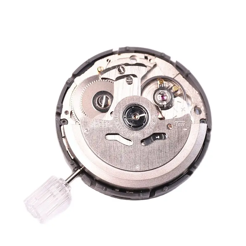 NH36-mecanismo automático para reparación de reloj, dispositivo mecánico con calendario doble de tres puntos para Skx007 MOD, 3 a 3,8, Nh36a