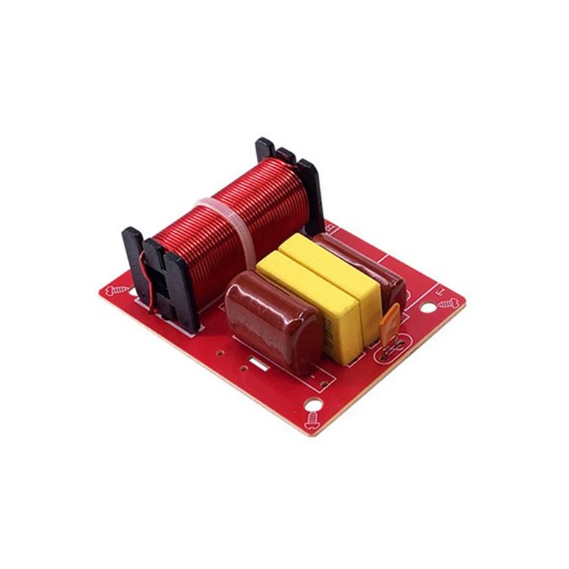 New WEAH-234 80W 2 Way Speaker Frequency Divider Audio Treble Bass Crossover Filter