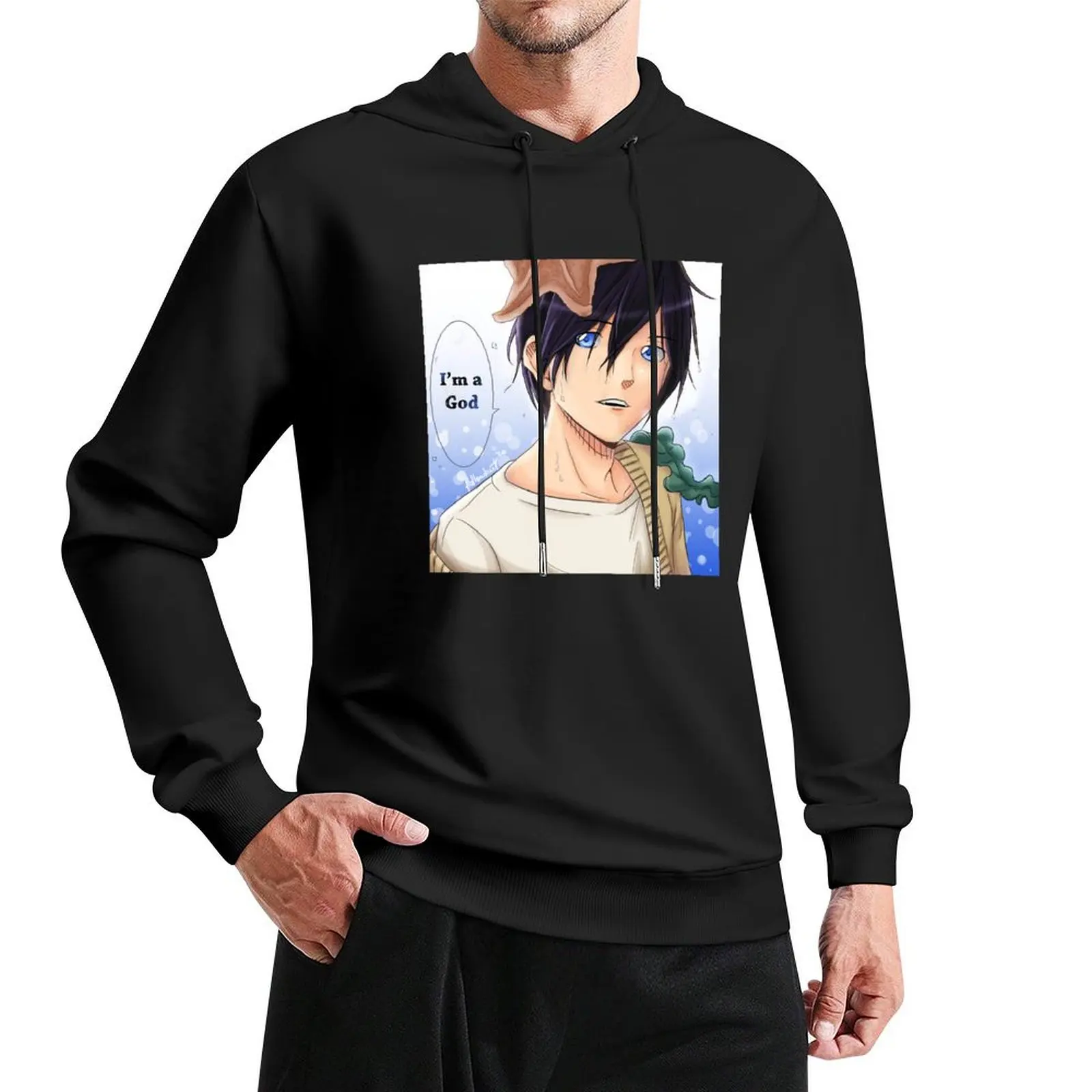 

Noragami Manga Panel Redraw Pullover Hoodie male clothes designer hoodies