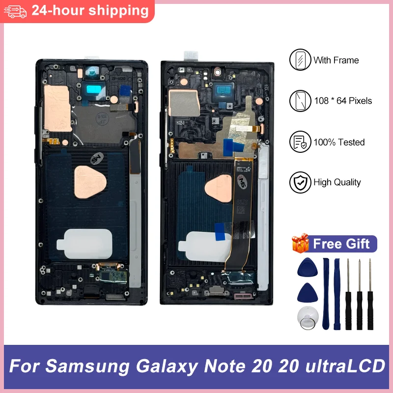AAA+ TFT For Samsung Galaxy Note20 Note20 Ultra Display Touch Screen Digitizer Assembly For SM-N980F/DS SM-N985F/DS Replace Part