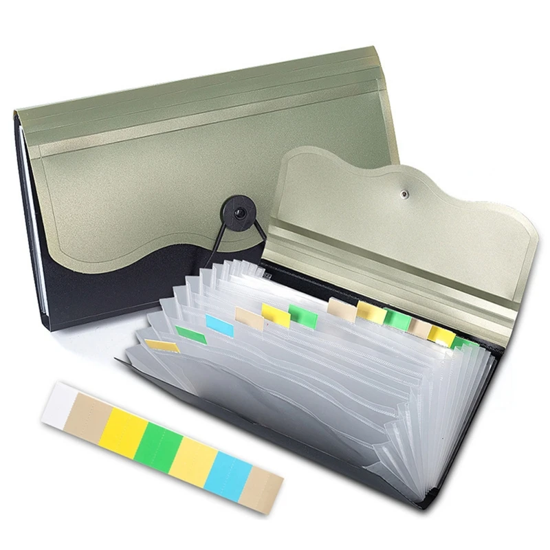 Große Kapazität wasserdicht erweiterbare Quittung Ordner Akkordeon Datei Ordner Dokument Organizer Fall