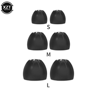 NEW KZ Original 6pcs In-Ear Earcaps For Earphone Silicone Covers Cap Replacement Earbud Eartips Earplug Ear Tips Pads Cushion