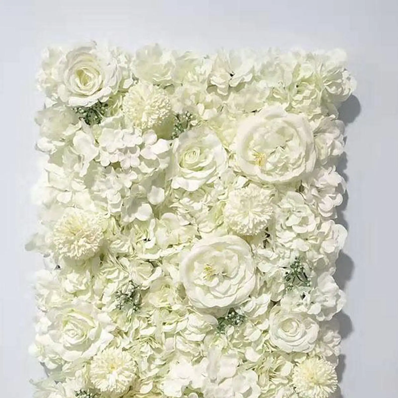 40x60cm Artificial Silk Flowers Wall Panels Backdrop Wedding Party Home Decor