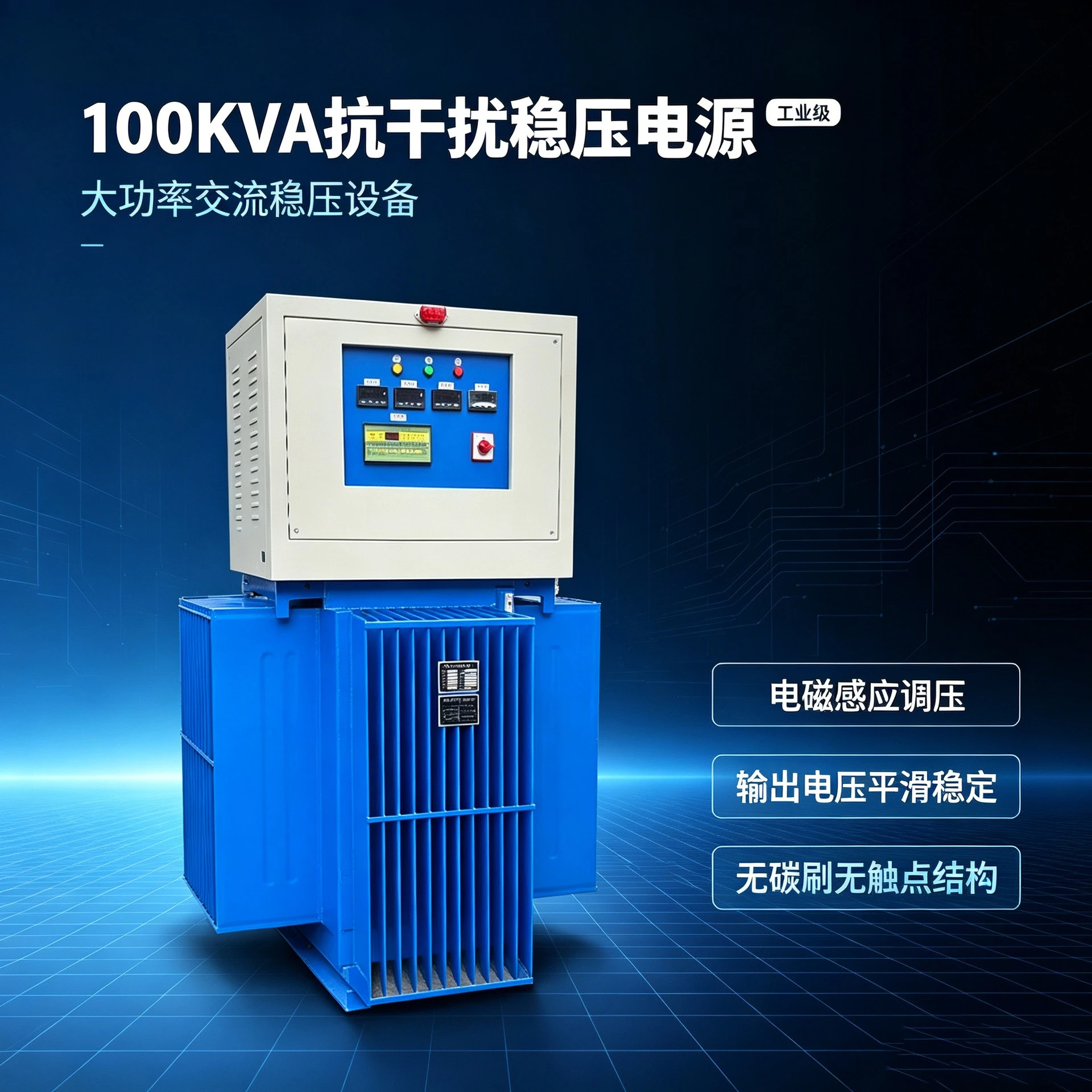 380V 100KW High Precision DC Stabilized Power Supply Single Three Phase Adjustable Anti-interference Industrial Equipment
