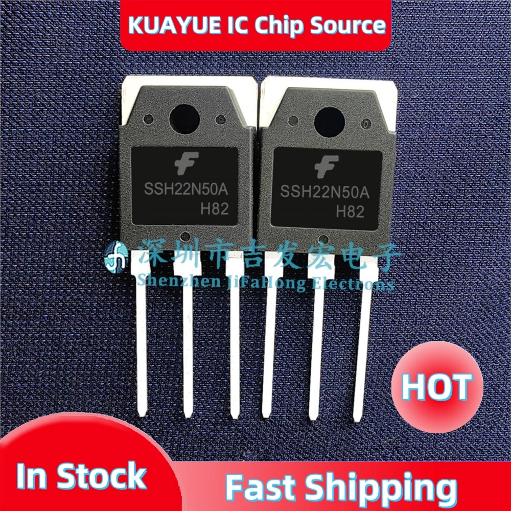 10PCS-30PCS SSH22N50A  TO-3P 500V 22A  Fast Shipping In Stock