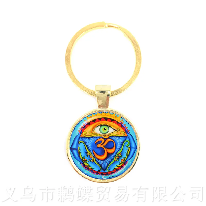 Egypt Pyramid Annuit Coeptis Eye of Providence Masonic Sign Keychains Sacred Geometry Llluminati Keyring Gift For Friends